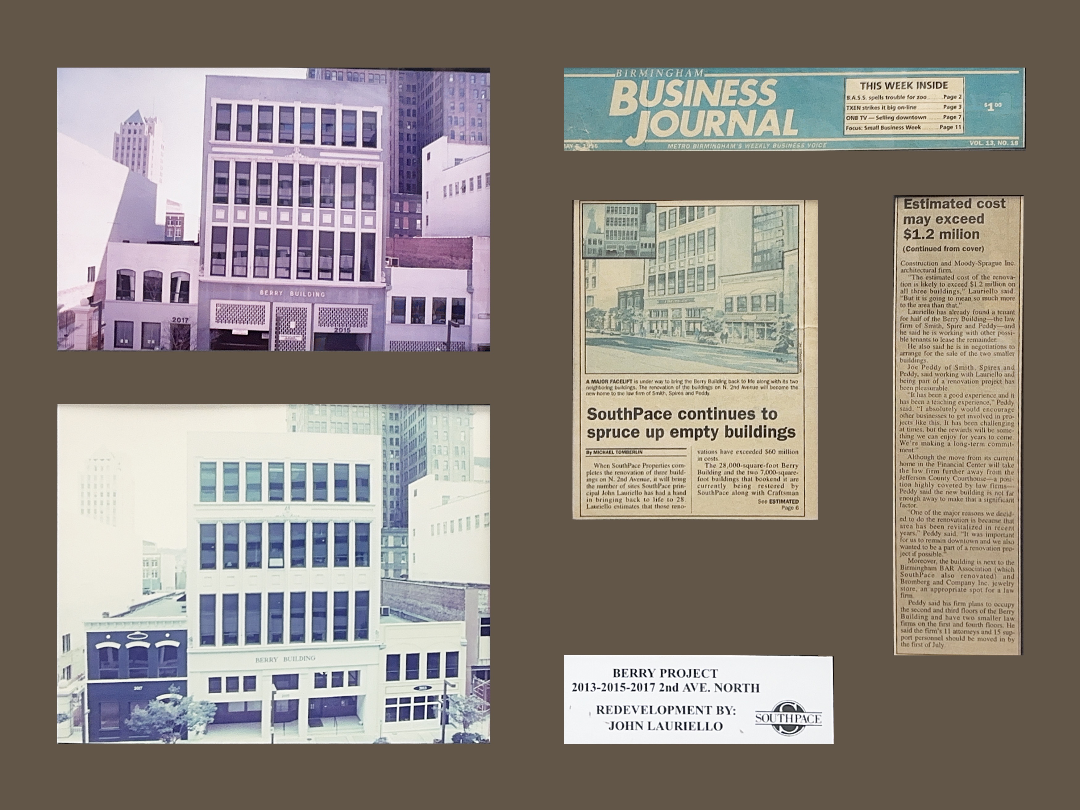 Berry Building Before & After